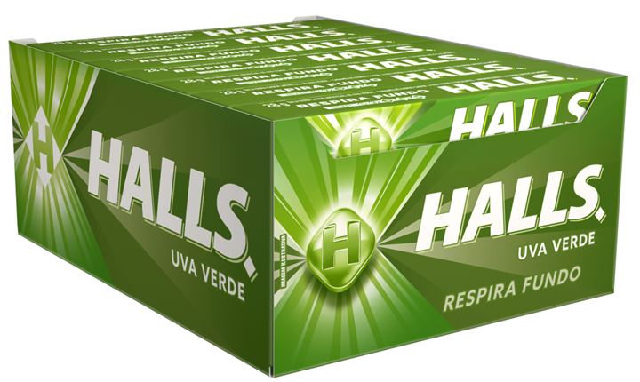 HALLS UVA VERDE Y EUCALIPTO 21UND