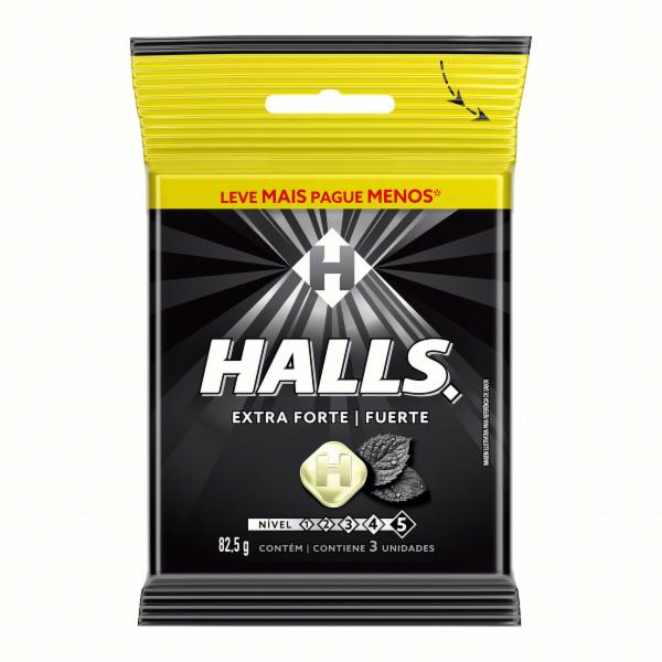 HALLS EXTRA FUERTE 3UND