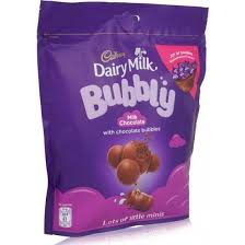 CHOCOLATE CADBURY DAIRY MILK BUBBLY