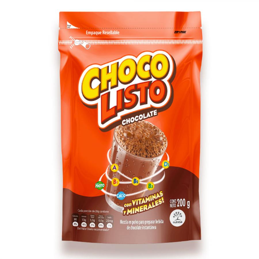 CHOCO LISTO CHOCOLATE 200GR