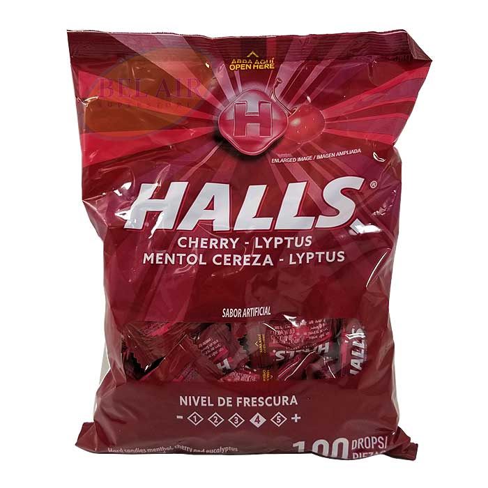HALLS CEREZA 100UND