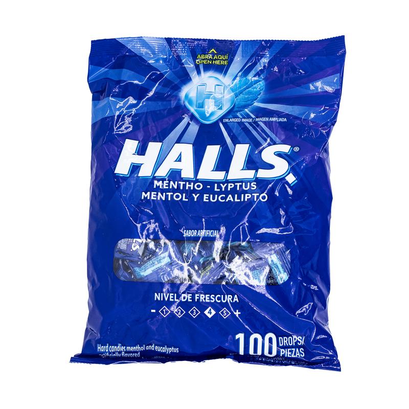 HALLS MENTOL 100UND