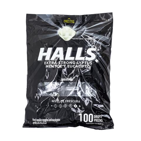 HALLS EXTRA FUERTE 100UND