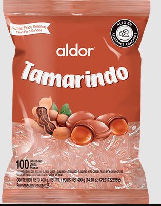 CARAMELO ALDOR TAMARINDO 100UND