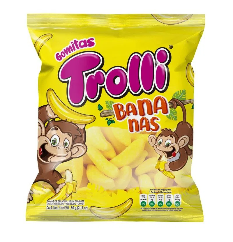 PLAY GOMITAS BANANAS 55 GR