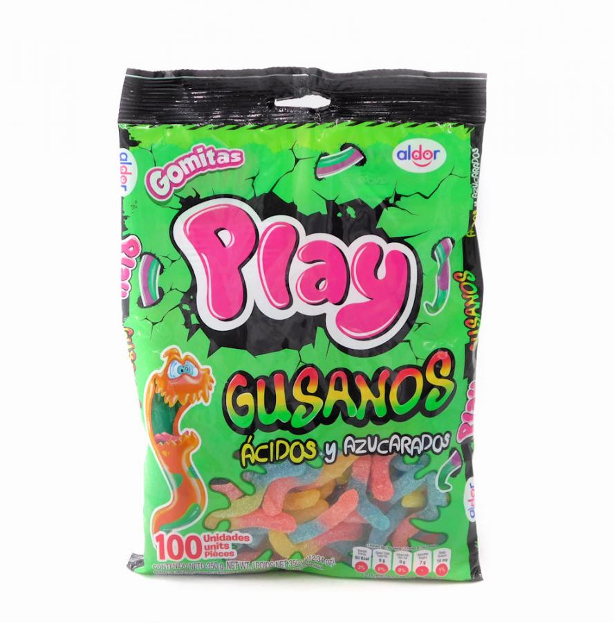 PLAY GOMITAS GUSANOS WORMS 55 GR