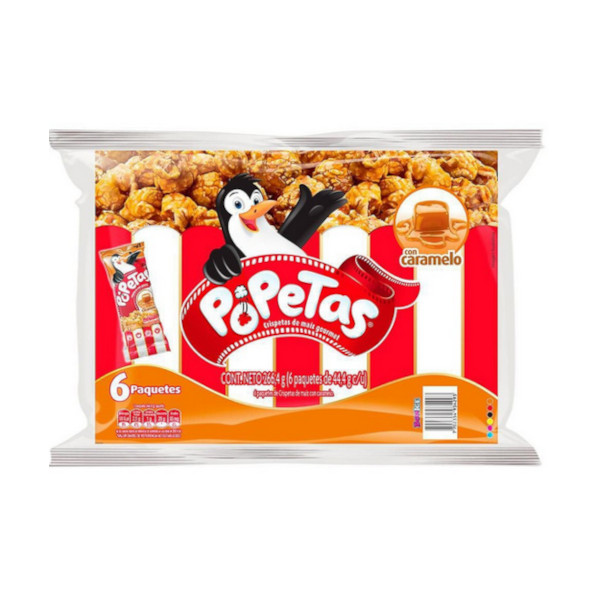 POPETAS COTUFA CON CARAMELOS 6 PAQUETES