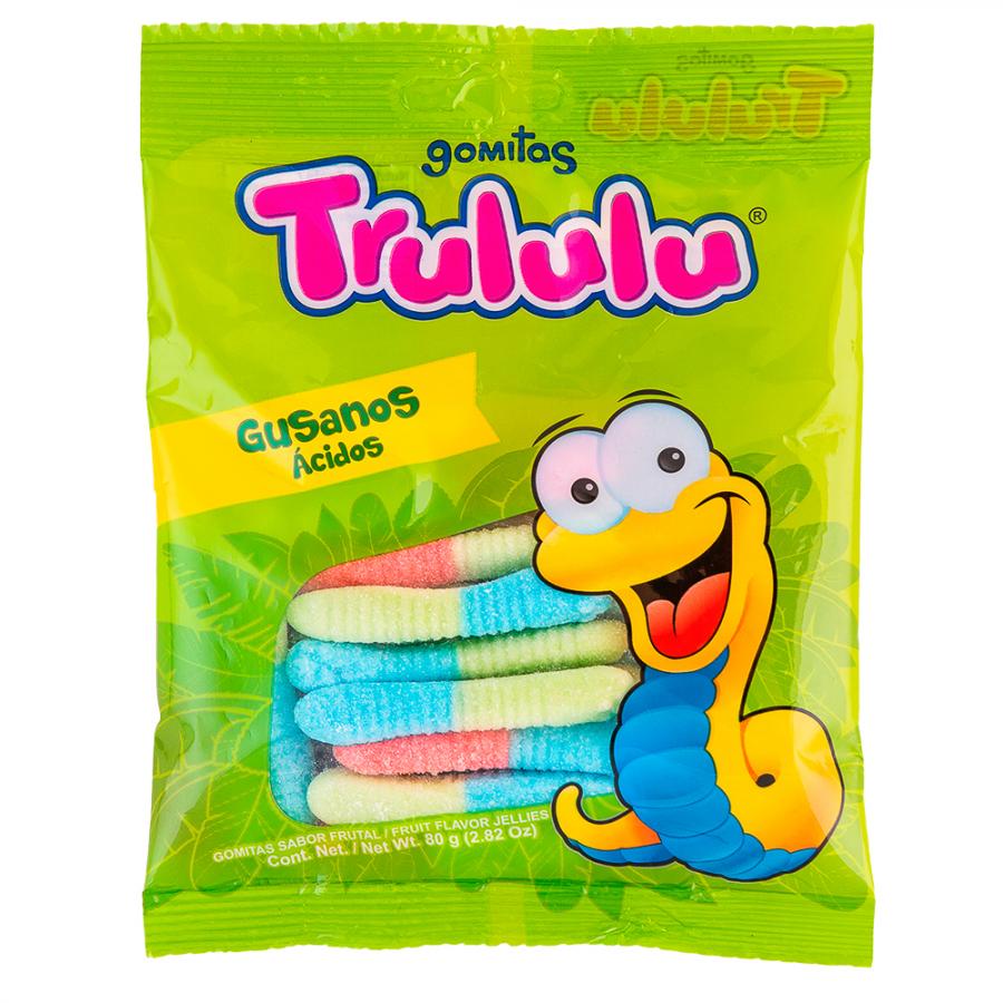 GOMITAS TRULULU GUSANOS ACIDOS 90GR