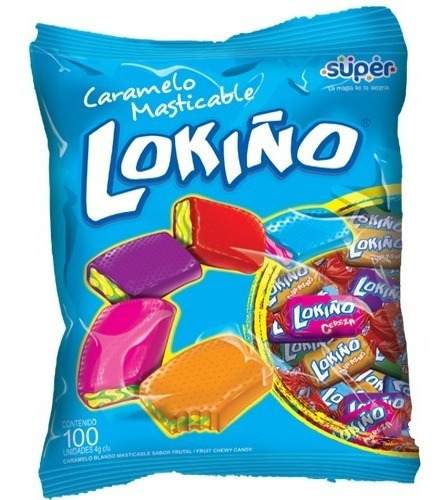 CARAMELOS LOKIÑO BOLSA 100UND