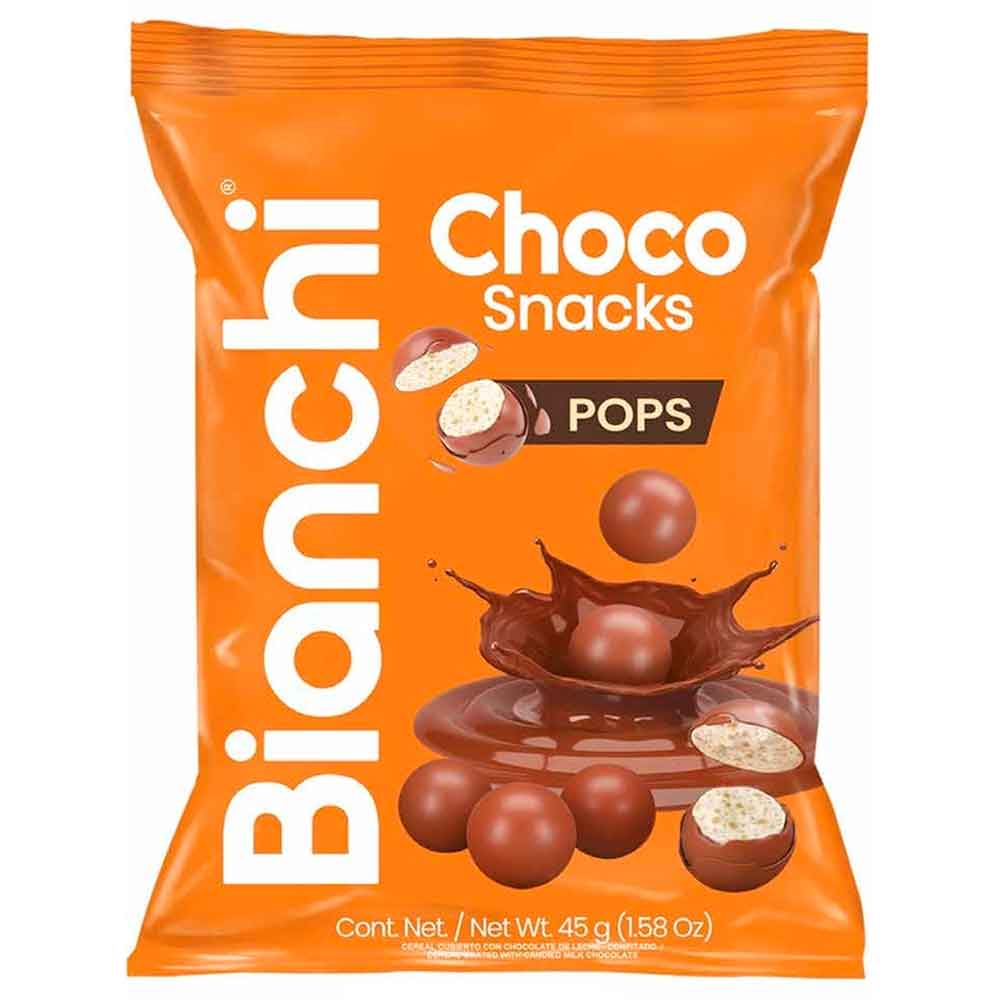 BIANCHI CHOCO SNACKS POPS 45GR