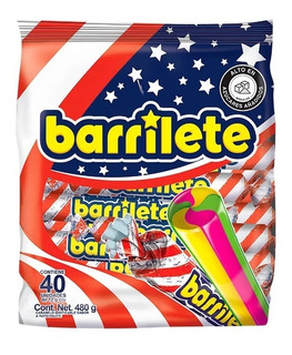 CARAMELOS MASTICABLE BARRILETE 40UND