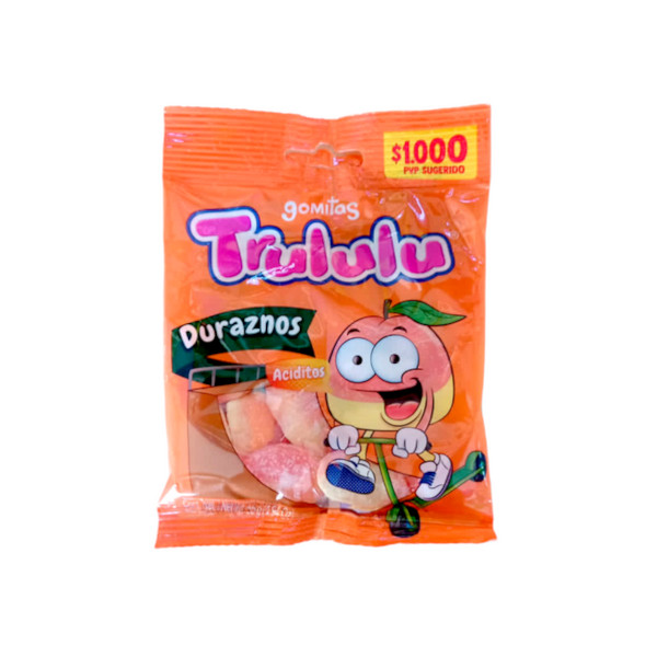 GOMITAS TRULULU DURAZNOS ACIDOS 50GR