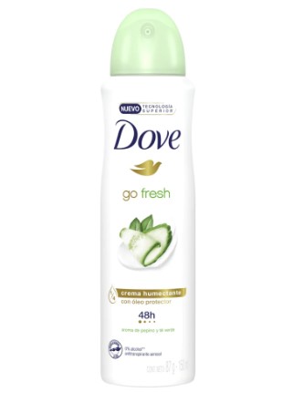 DESODORANTE DOVE GO FRESH 48HR 150ML
