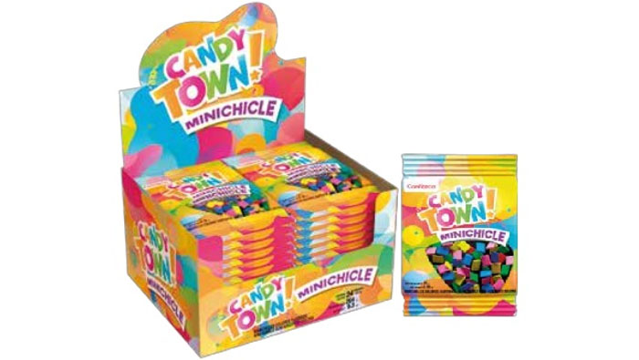 CANDY TOWN MINI CHICLE 24UND 6.3OZ