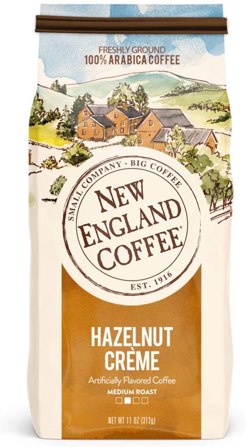 NEW ENGLAND COFFEE  HAZELNUT CREME 624GR