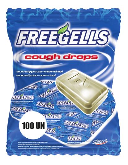 FREEGELLS CARAMELO EUCALYPTO 100UND