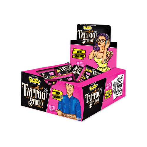 BUZZY TATTO STUDIO TUTTI FRUTI 100UNID