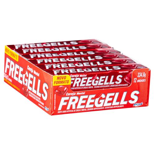 FREEGELLS CEREZA Y MENTOL 12UND