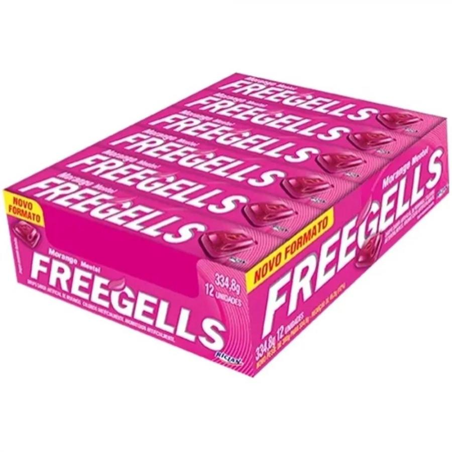 FREEGELLS FRESA MENTOL 12UND