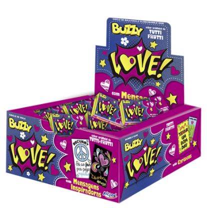 BUZZY CHICLE TUTTI FRUTTI CON FIGURITAS 100UND