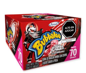 BUBBALOO FRESA STRAWBERRY 70UND