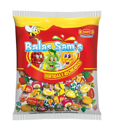 BALAS SAMS SURTIDOS Y RELLENOS 700GR