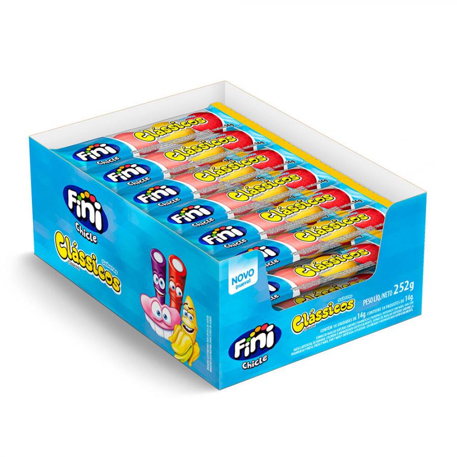 CHICLE FINI CLASSICOS SABORES SURTIDOS 18UND