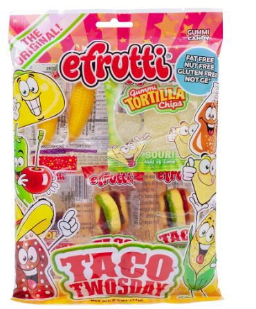 GOMITAS EFRUTTI TACO TWOSDAY 77GR