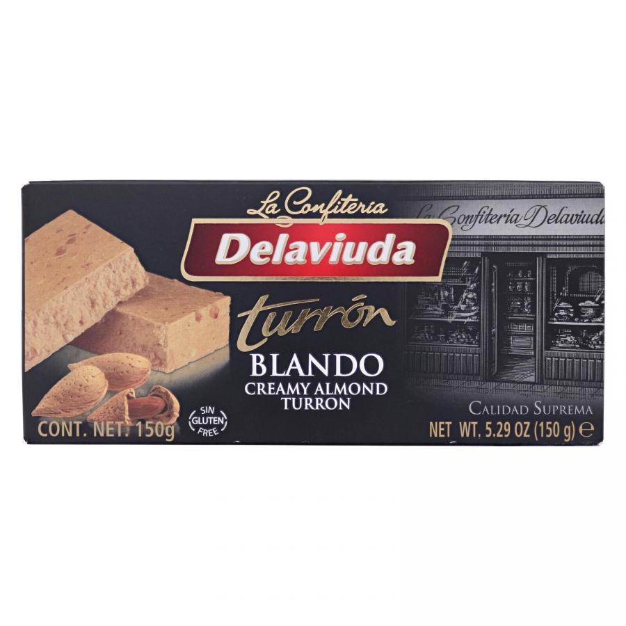 TURRON BLANDO ALMENDRA DELAVUIDA  150G