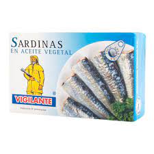SARDINAS EN ACEITE VEGETAL VIGILANTE 125ML