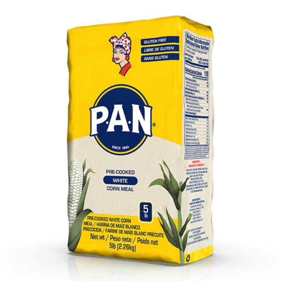 HARINA P.A.N DE MAIZ BLANCO SIN GLUTEN 2.26KG