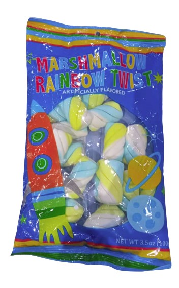 MARSHMALLOWS RAINBOW TWIST 100GR