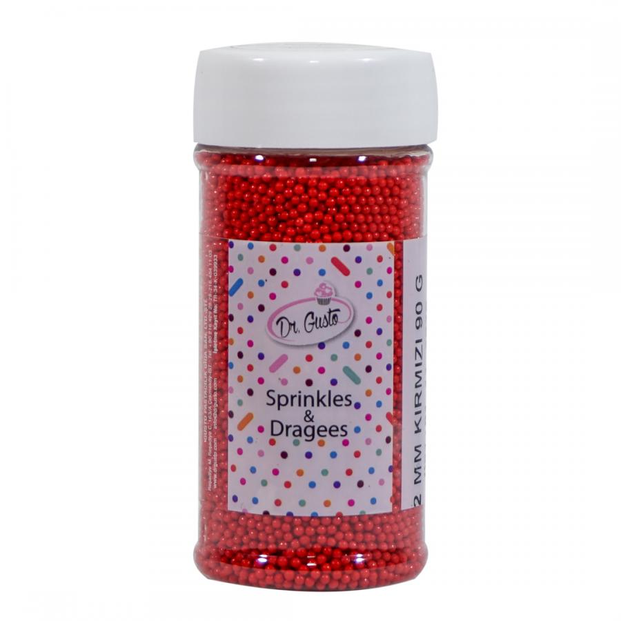 SPRINKLES DE 2MM ROJO 90GR