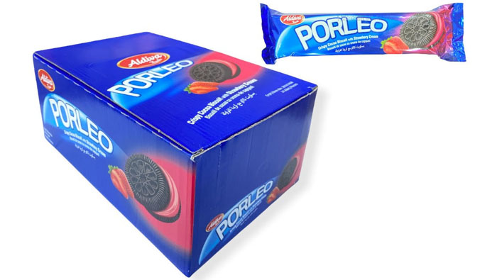 GALLETAS PORLEO CHOCOLATE Y FRESA 24UND