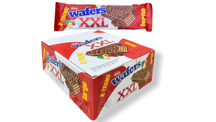 WAFERS XXL CHOCOLATE 24UND