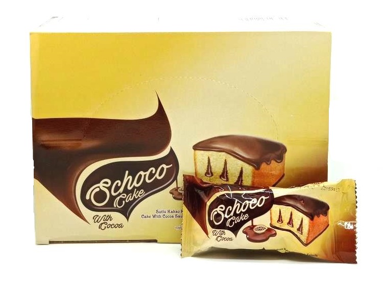 SCHOCO CAKE CHOCOLATE 24UNID