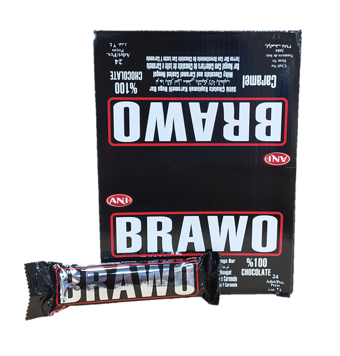 BRAWO CHOCOLATE Y CARAMELO 24 UND
