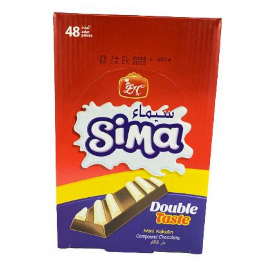 CHOCOLATE SIMA DOUBLE TASTE 48UND