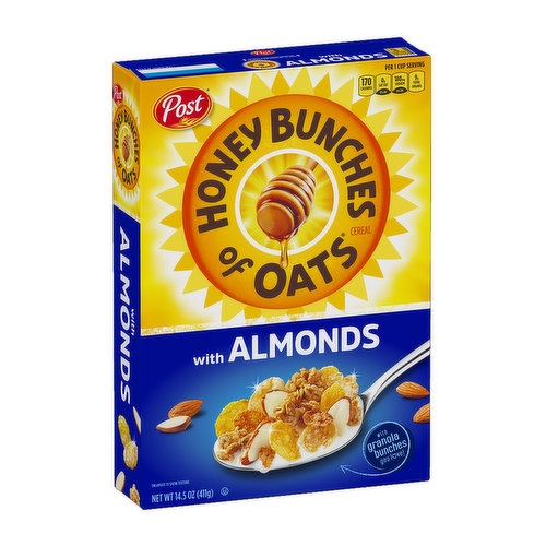 CEREAL HONEY BUNCHES WITH ALMONDS 340GR