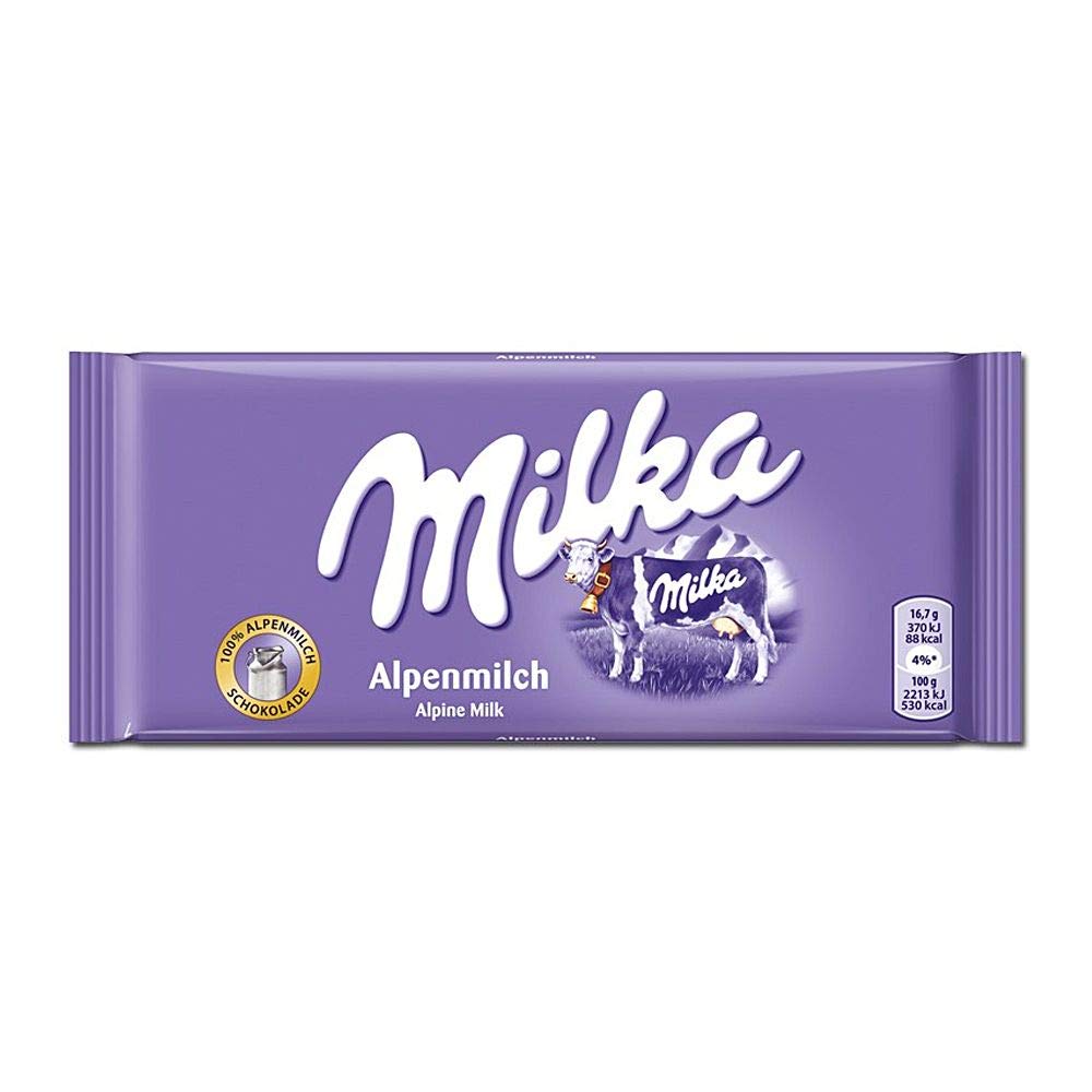 CHOCOLATE MILKA ALPENMILCH 100GR