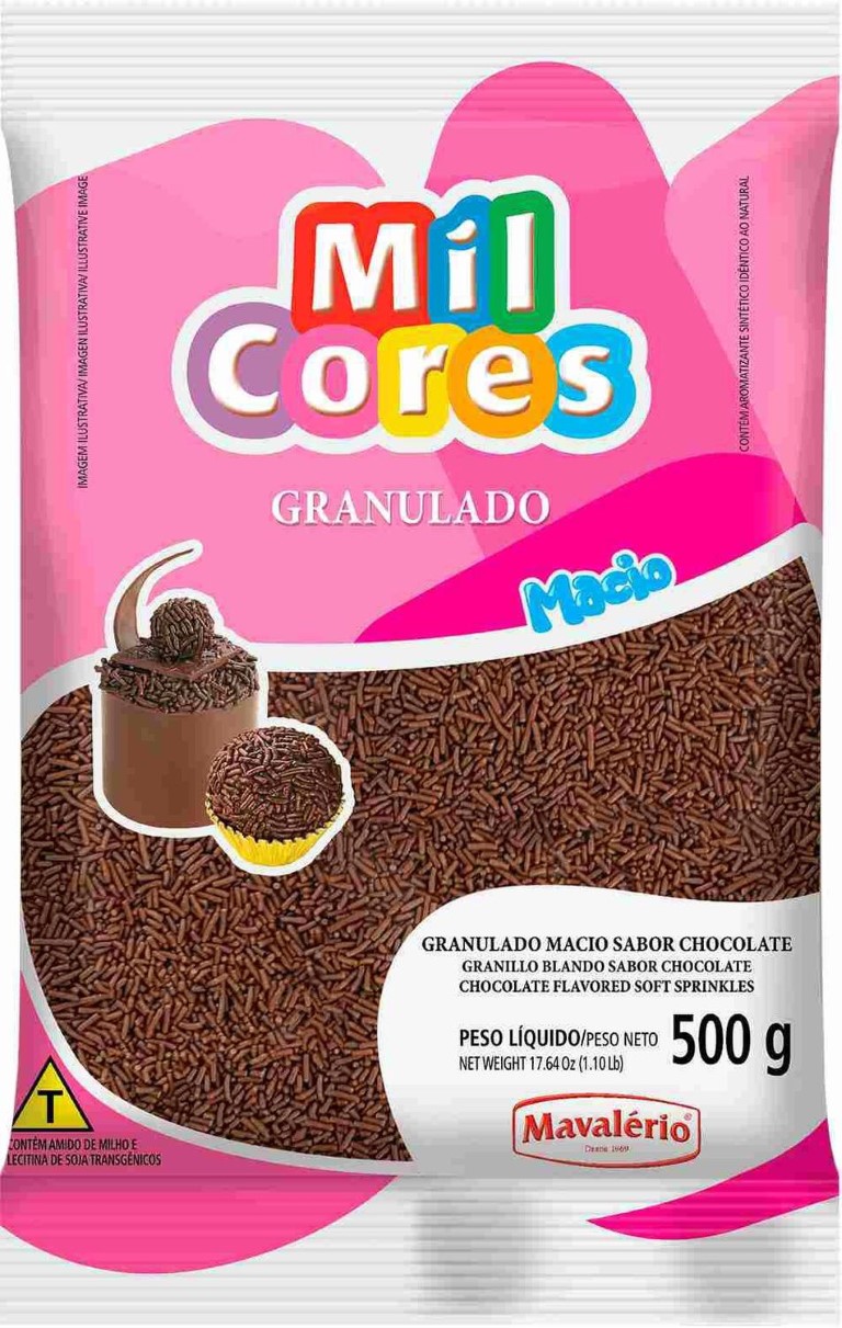 MIL CORES GRANULADO CHOCOLATE 500GR