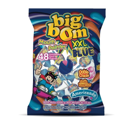 CHUPETA BIG BOM XXL BLUE 48UND