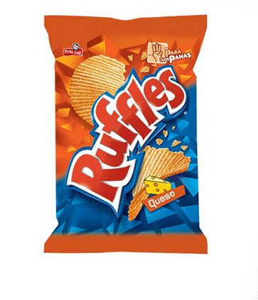 TIRA DE RUFFLES QUESO 12UND (36G)