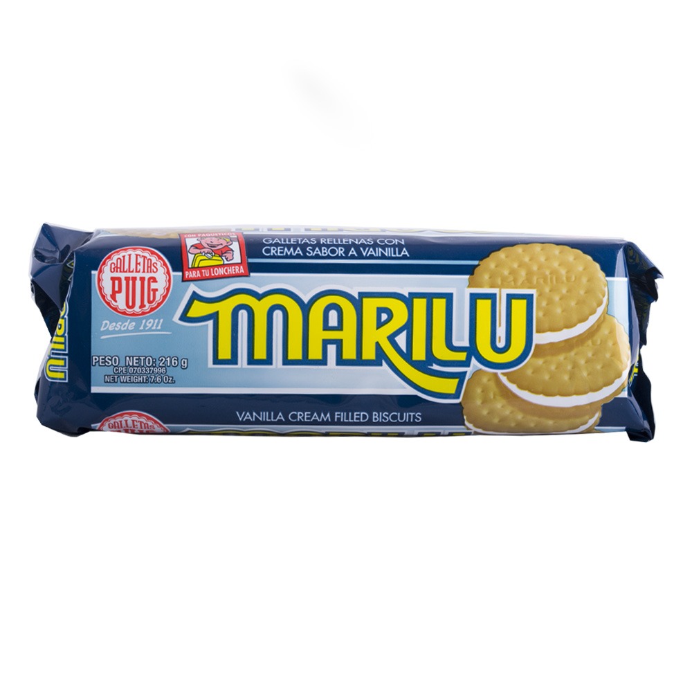 MARILU VAINILLA TUBULAR