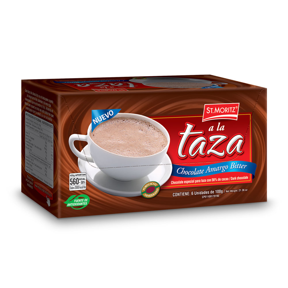 CHOCOLATE TAZA ST MORITZ 6UND