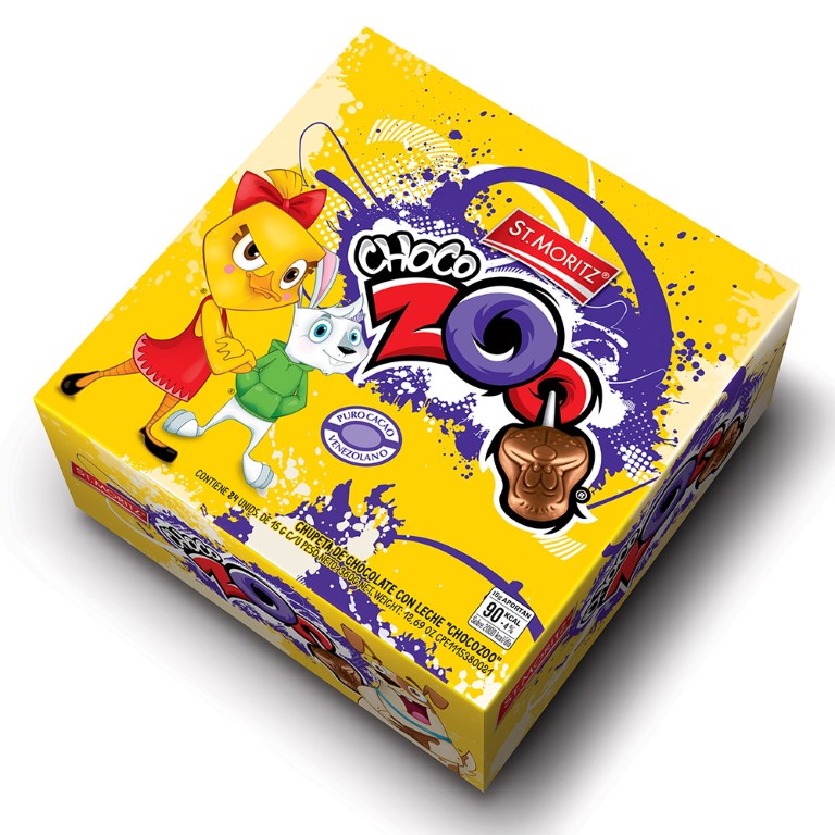 CHOCO ZOO CHOCOLATE CON LECHE 360GR