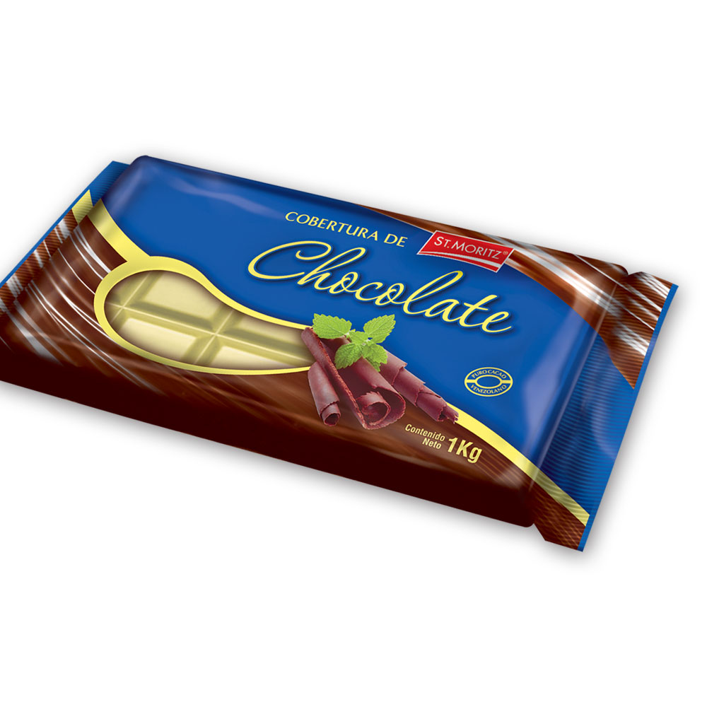 COBERTURA CHOCOLATE BLANCO ST MORITZ 1KG