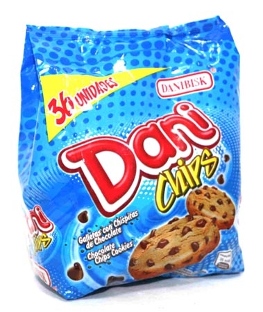 GALLETA DANI CHIPS 36UND