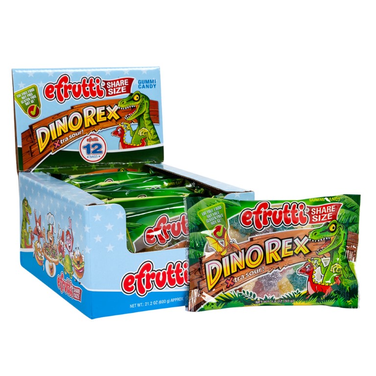 GOMITAS EFRUTTI  DINOREX 12UNID