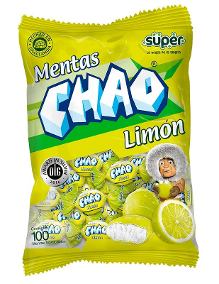 CARAMELOS MENTA CHAO LIMON 100UND